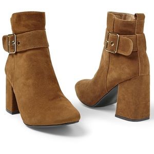 Brown Chunky Bootie